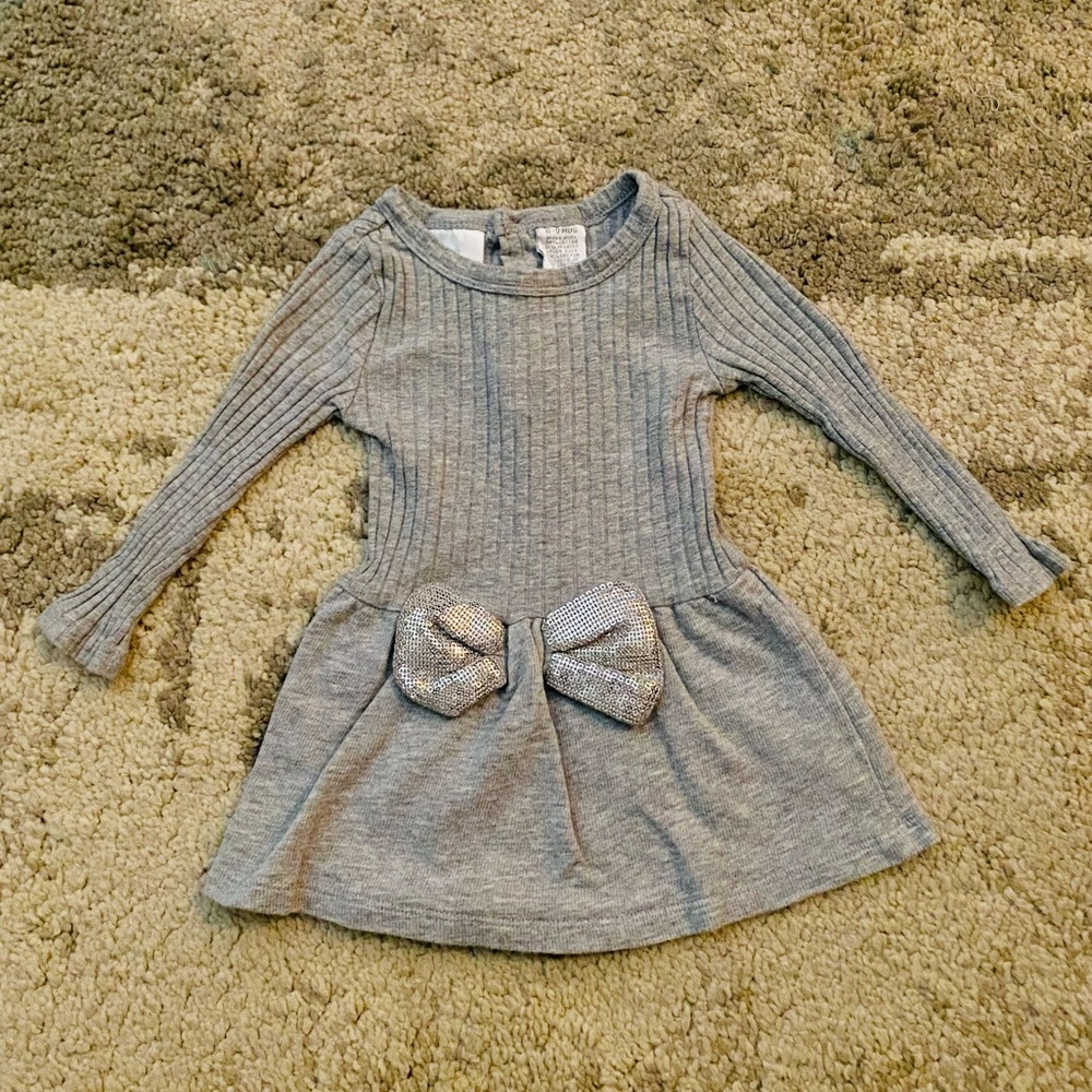 EUC Koala Baby Gray Long Sleeve Sweater Dress